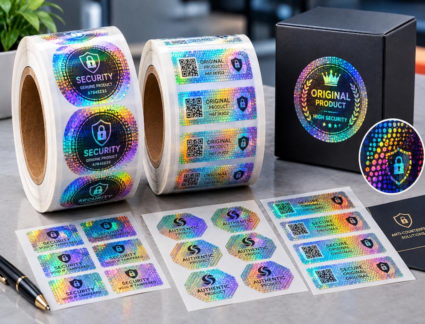 High Security Dot Matrix Hologram Sticker
