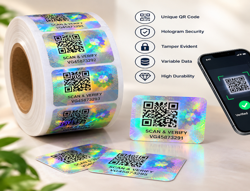 Variable Qr Code Hologram