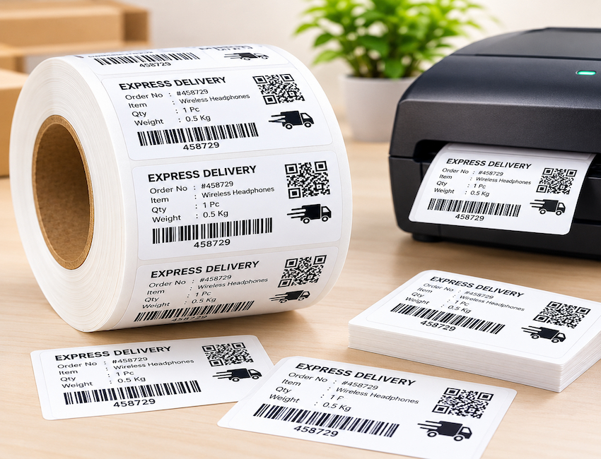 Direct Thermal Label Printed