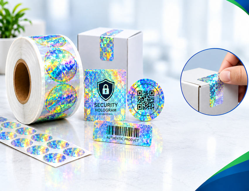 Holographic Paper Label Roll